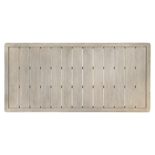 Siesta Key Carbonized Teak Outdoor Dining Table