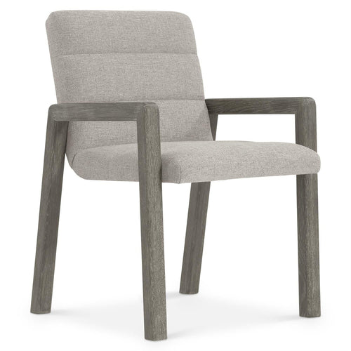 Monolith Channel-Tufted Dining Arm Chair