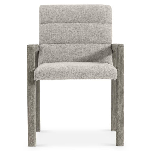 Monolith Channel-Tufted Dining Arm Chair
