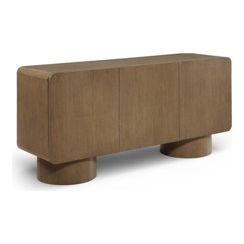 Adagio Solid Wood And Oak Veneer Sideboard/Buffet in Brown
