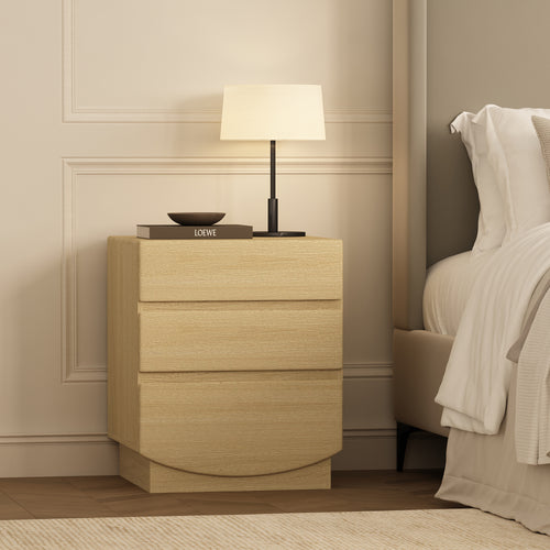 Ardea 20" Nightstand (3-Drawer) in Natural Oak