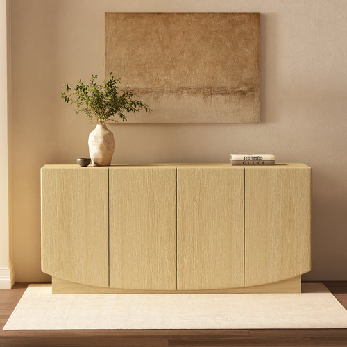 Ardea 60" Sideboard (4-Door) in Natural Oak