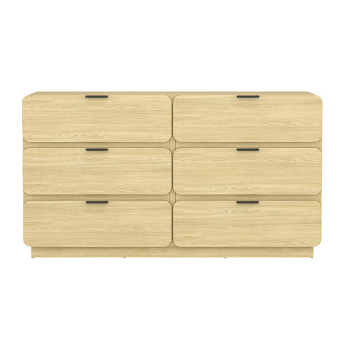 Chrystie 60" Dresser (6-Drawer) in Natural