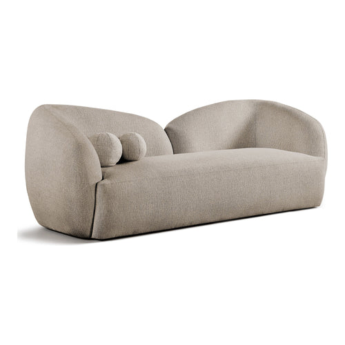Elowen 91" Fabric Upholstered Sofa in Beige