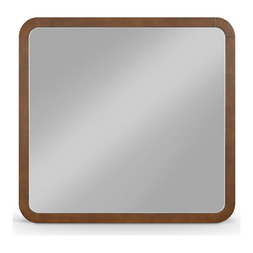 Giada Solid Wood And Veneer Mirror in Brown