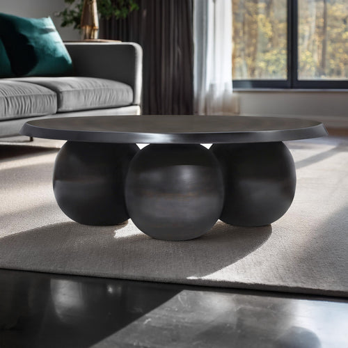 Globus Iron Coffee Table in Black