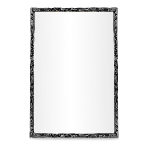 Hammer Iron Mirror in Black