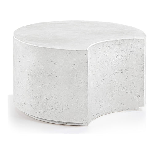 Imperia Concrete Indoor/Outdoor Coffee Table in White