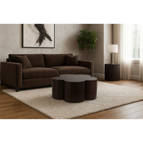Lucky Iron Coffee Table in Brown