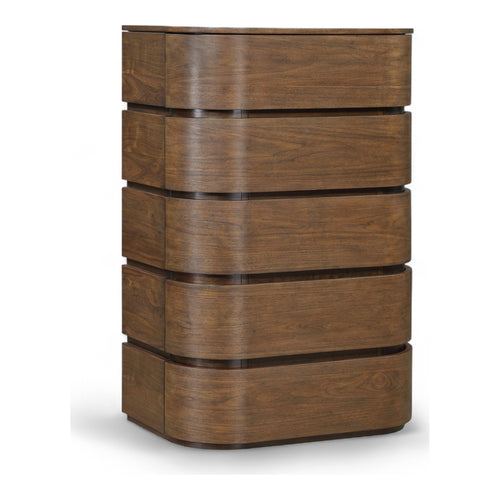 Annalise Solid Wood Chest in Brown