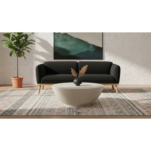 Nolita 82" Boucle Fabric Upholstered Sofa in Black