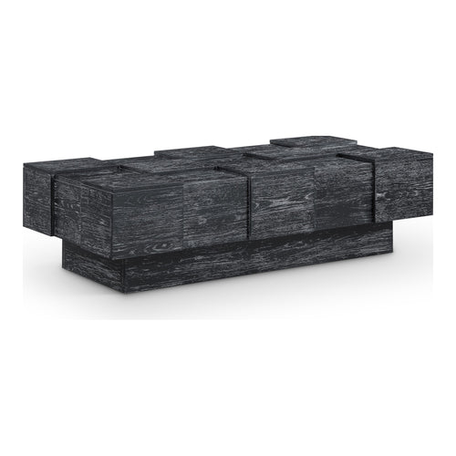 Anzio Oak Veneer Coffee Table in Black