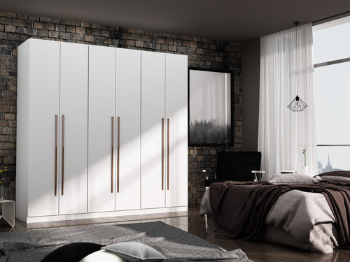 Gramercy 82" Wardrobe Closet in White