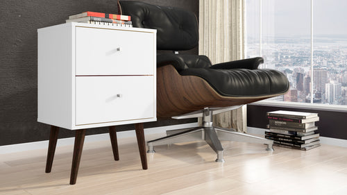 Liberty 18" Nightstand (2-Drawer) in White