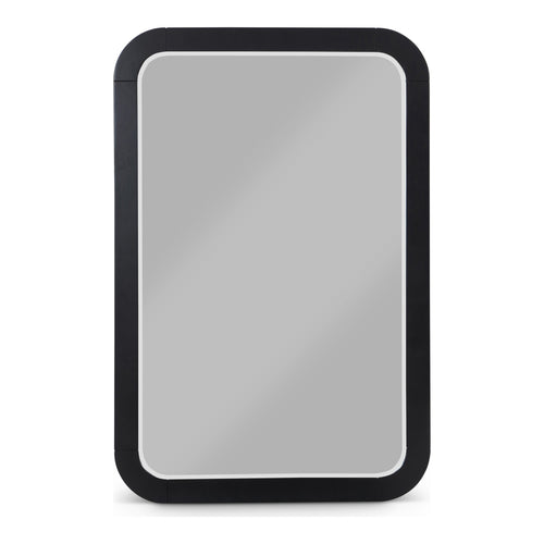 Sage Solid Wood Mirror in Black