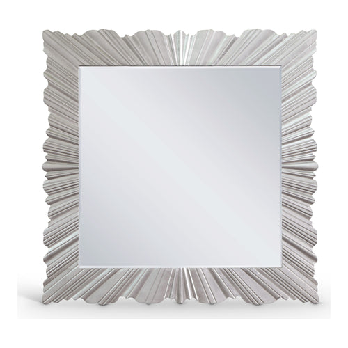 Silverton Leaf Frame Mirror in Silver