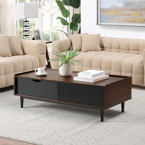 Duane 47" Coffee Table in Black