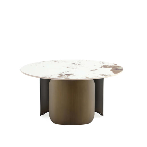 Monica Sintered Stone Top Coffee Table in Bronze