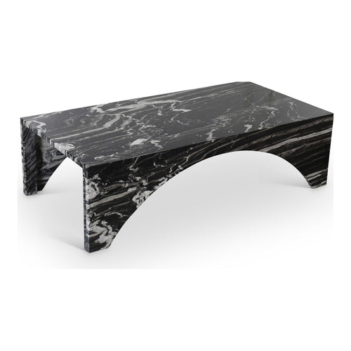 Palermo Marble Coffee Table in Black