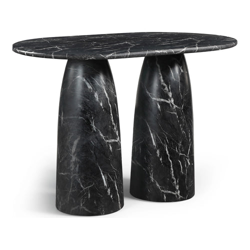 Cosenza Concrete Indoor/Outdoor Counter Height Table (3 Boxes) in Black