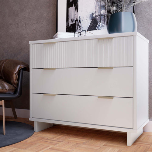Granville 38" Dresser (3-Drawer) in White
