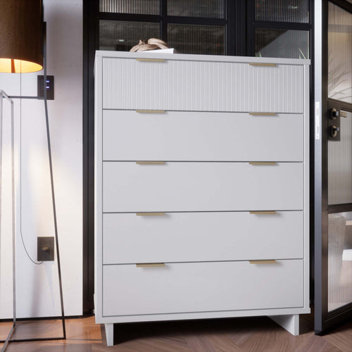 Granville 38" Chest (5-Drawer) in White