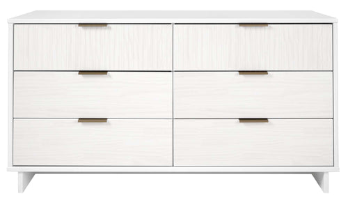 Granville 55" Dresser (6-Drawer) in White