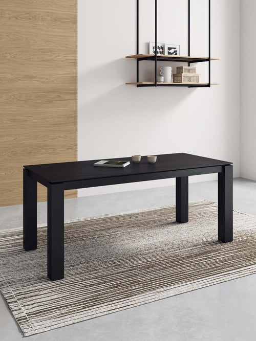 Rockaway 71" Dining Table in Black