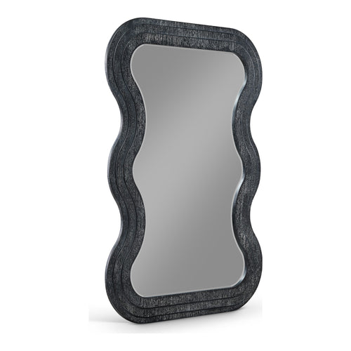 Bellagio Oak Veneer Mirror in Black
