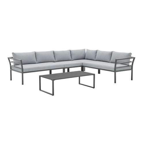 Sunnyside 2-Piece Conversation Set in Gray