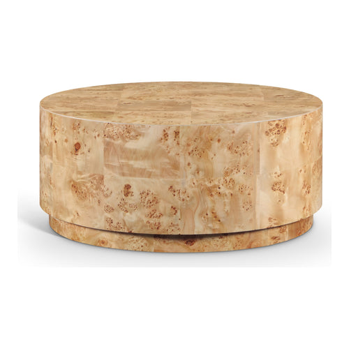 Burl Wood Coffee Table in Natural