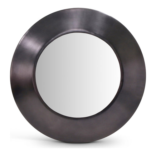 Sphere Iron Frame Mirror in Black
