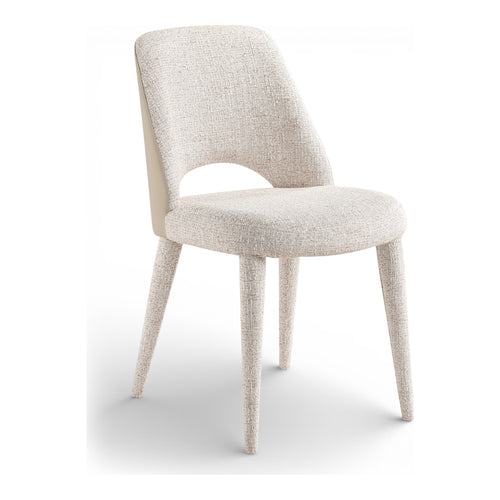 Cici Fabric Upholstered Dining Chair in Beige