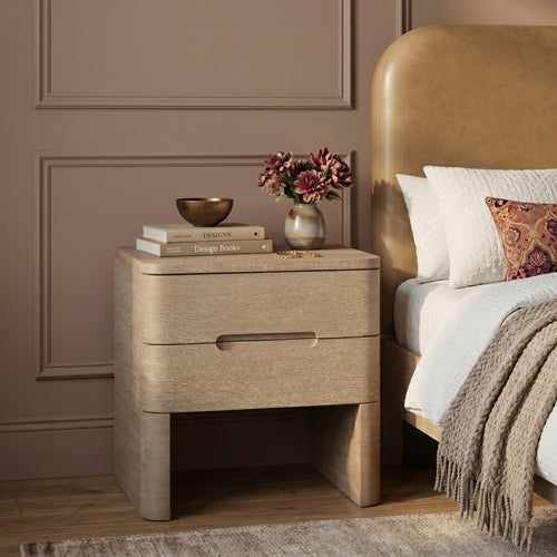 Caswell Oak Nightstand - Natural in Natural
