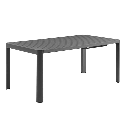 Tahoe Outdoor Aluminum Extendable Dining Table in Gray