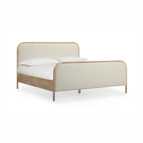 Hatia Basketweave King Bed in Natural