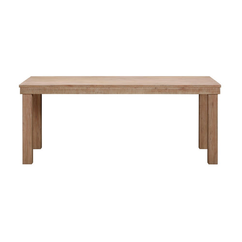 Cassie 108" Outdoor Rectangular Dining Table in Natural