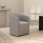 Hearth Upholstered Armchair in Light Gray