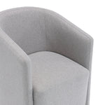 Hearth Upholstered Armchair in Light Gray