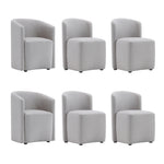 Hearth Upholstered Armchair in Light Gray