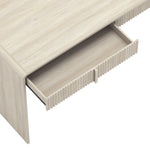 Novara 60" Writing Desk (2-Drawer) in Whitewashed Oak