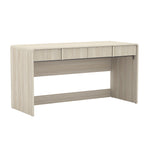 Novara 60" Writing Desk (2-Drawer) in Whitewashed Oak