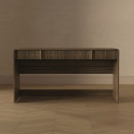 Novara 60" Writing Desk (2-Drawer) in Jacobean Walnut