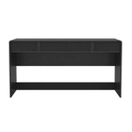 Novara 60" Writing Desk (2-Drawer) in Black