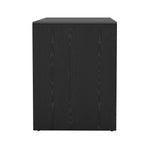 Novara 60" Writing Desk (2-Drawer) in Black