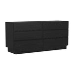 Ardea 72" Dresser (6-Drawer) in Black
