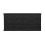 Clifford Dresser (6-Drawer) in Black