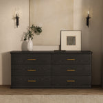 Clifford Dresser (6-Drawer) in Black
