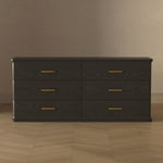 Clifford Dresser (6-Drawer) in Black