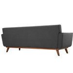 Engage Upholstered Fabric Sofa in Gray